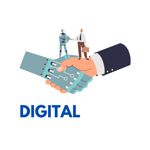 Digital hand logo